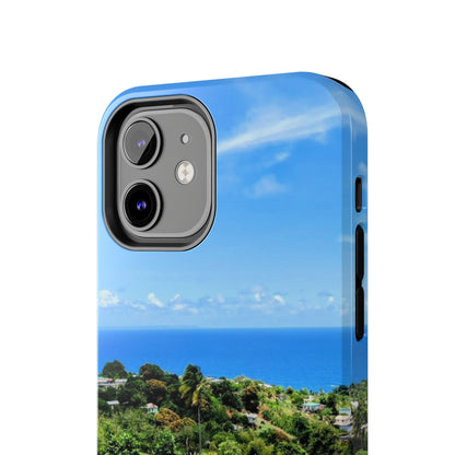 iPhone and Samsung phone Cases - Tropical Ocean View, Durable Cover for Beach Lovers