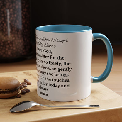 Sister Prayer African American Mother's Day Mug, gift