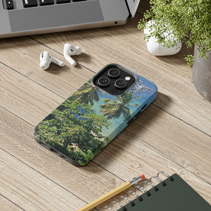 Tough Phone Case - Tropical Summer Vibes, Gift for Travelers and Nature Lovers