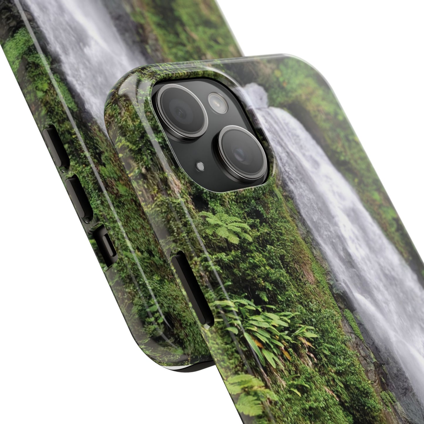 Nature Island Trafalgar Waterfall inspired Tough IPhone and Samsung phone Cases - Durable Protection for Outdoor Adventure