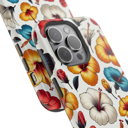 Hibiscus Bloom Impact-Resistant Phone Case – Bold Floral Protection