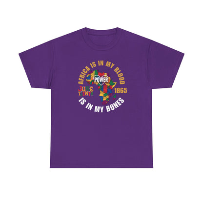 Juneteenth Power T-Shirt, Family gathering, chanting, Community celebration, Juneteenth celebration
