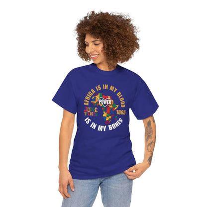 Juneteenth Power T-Shirt, Family gathering, chanting, Community celebration, Juneteenth celebration