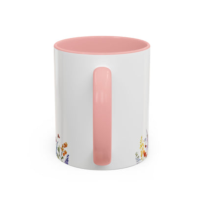 My Daughter Prayer Coffee Mug - Inspirational Prayer for My Daughter, Motivational Gift, Mother's Day, Floral Design