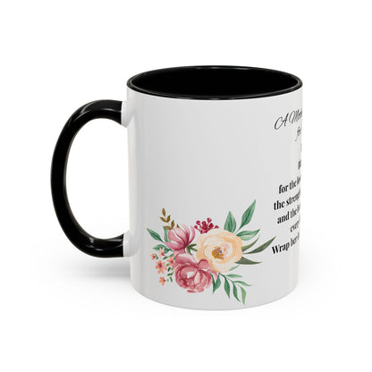 Sister Prayer Mother's Day Coffee Mug - Perfect Mother's Day Gift, Floral design
