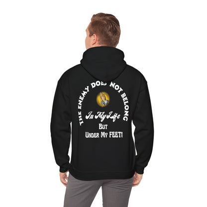 Praying Hands Hoodie - The Enemy Does Not Belong In My Life Sweatshirt