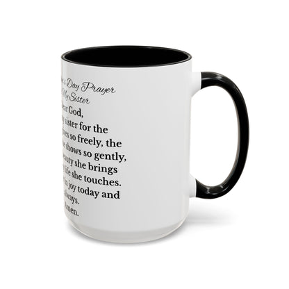 Sister Prayer African American Mother's Day Mug, gift