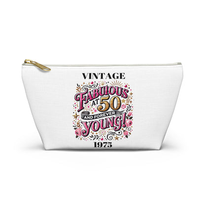 Fabulous at 50 T-bottom Pouches, Birthday celebration, Birthday Gift