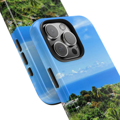 iPhone and Samsung phone Cases - Tropical Ocean View, Durable Cover for Beach Lovers