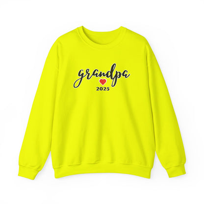 Grandpa 2025 Sweatshirt, Valentines Day Gift, Fathers Day Gift, Birthday Gift, Love Gift