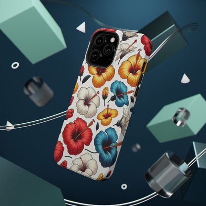 Hibiscus Bloom Impact-Resistant Phone Case – Bold Floral Protection