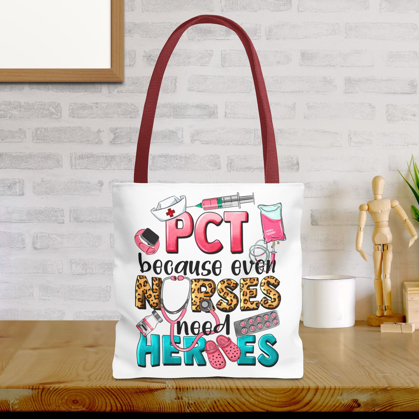 PCT Tote Bag - Nurses Appreciation, Birthdays, Christmas gift