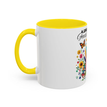 A Great Teacher Feeds The Mind Coffee/Tea Mug, teacher appreciation, Educator's gift