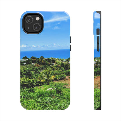 iPhone and Samsung phone Cases - Tropical Ocean View, Durable Cover for Beach Lovers