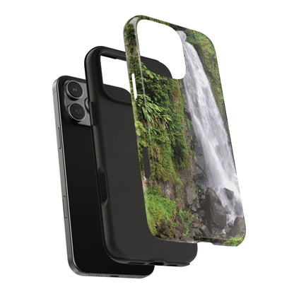 Nature Island Trafalgar Waterfall inspired Tough IPhone and Samsung phone Cases - Durable Protection for Outdoor Adventure