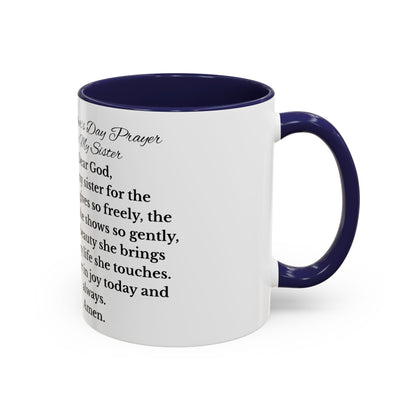 Sister Prayer African American Mother's Day Mug, gift