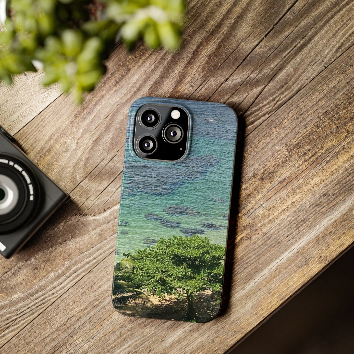 iPhone cases - Coastal Vibes Slim Phone Case