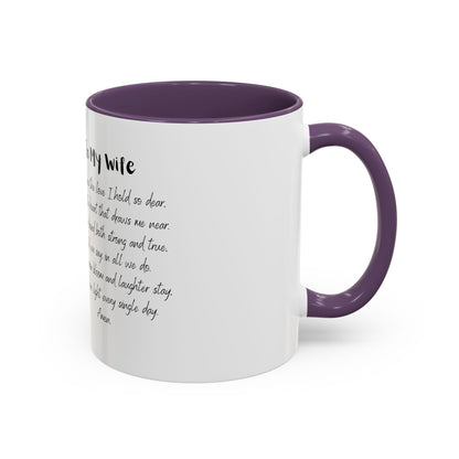 Wife Coffee Mug  - Inspirational Wife Coffee Mug, Mother's Day/Birthday Gift - 11oz & 15oz