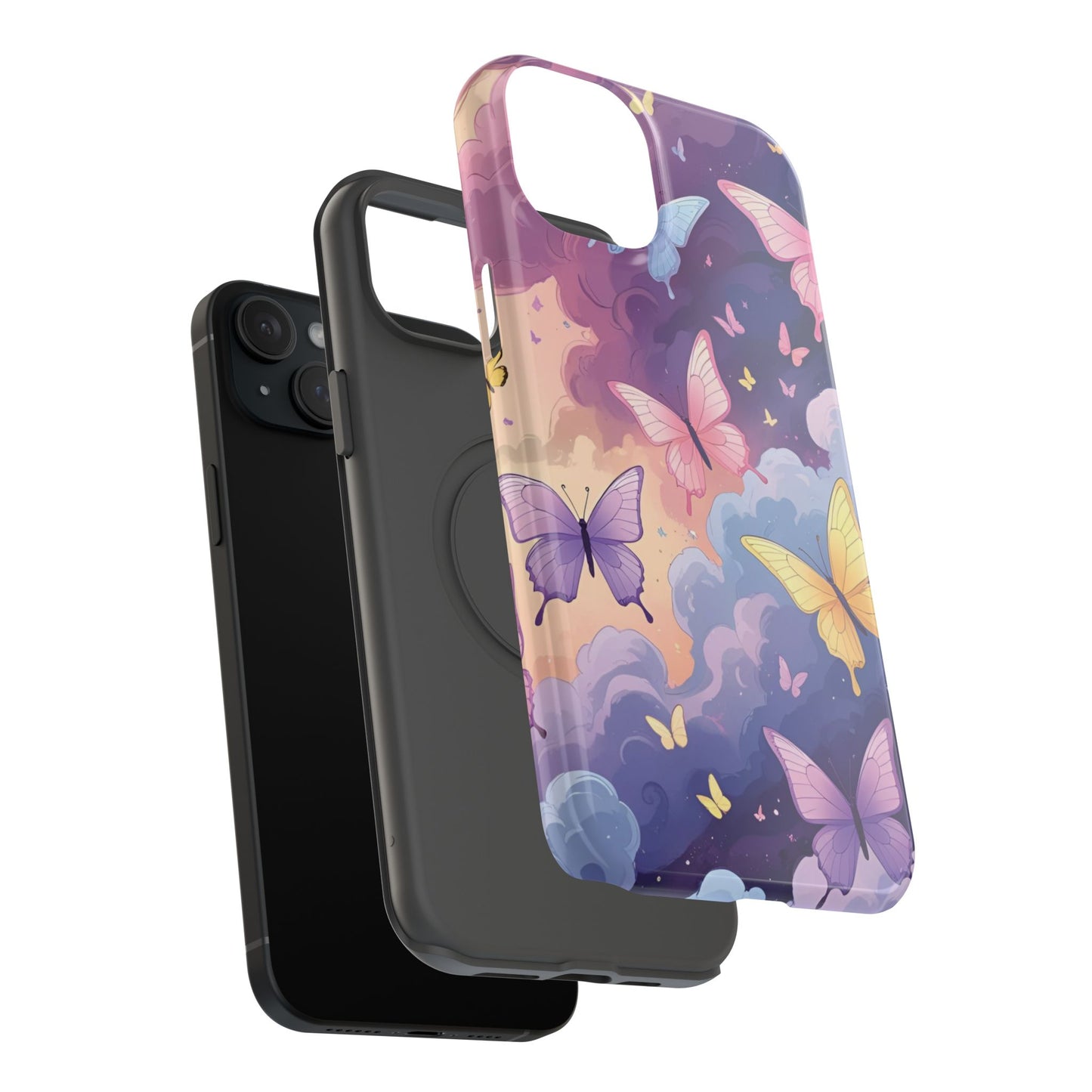 Whimsical Butterfly Phone Case – Nature-Inspired Protection in Vibrant Color