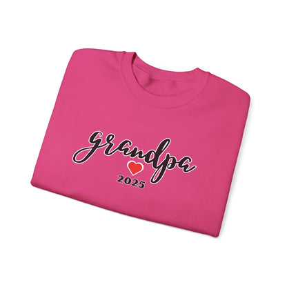 Grandpa 2025 Sweatshirt, Valentines Day Gift, Fathers Day Gift, Birthday Gift, Love Gift