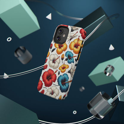 Hibiscus Bloom Impact-Resistant Phone Case – Bold Floral Protection