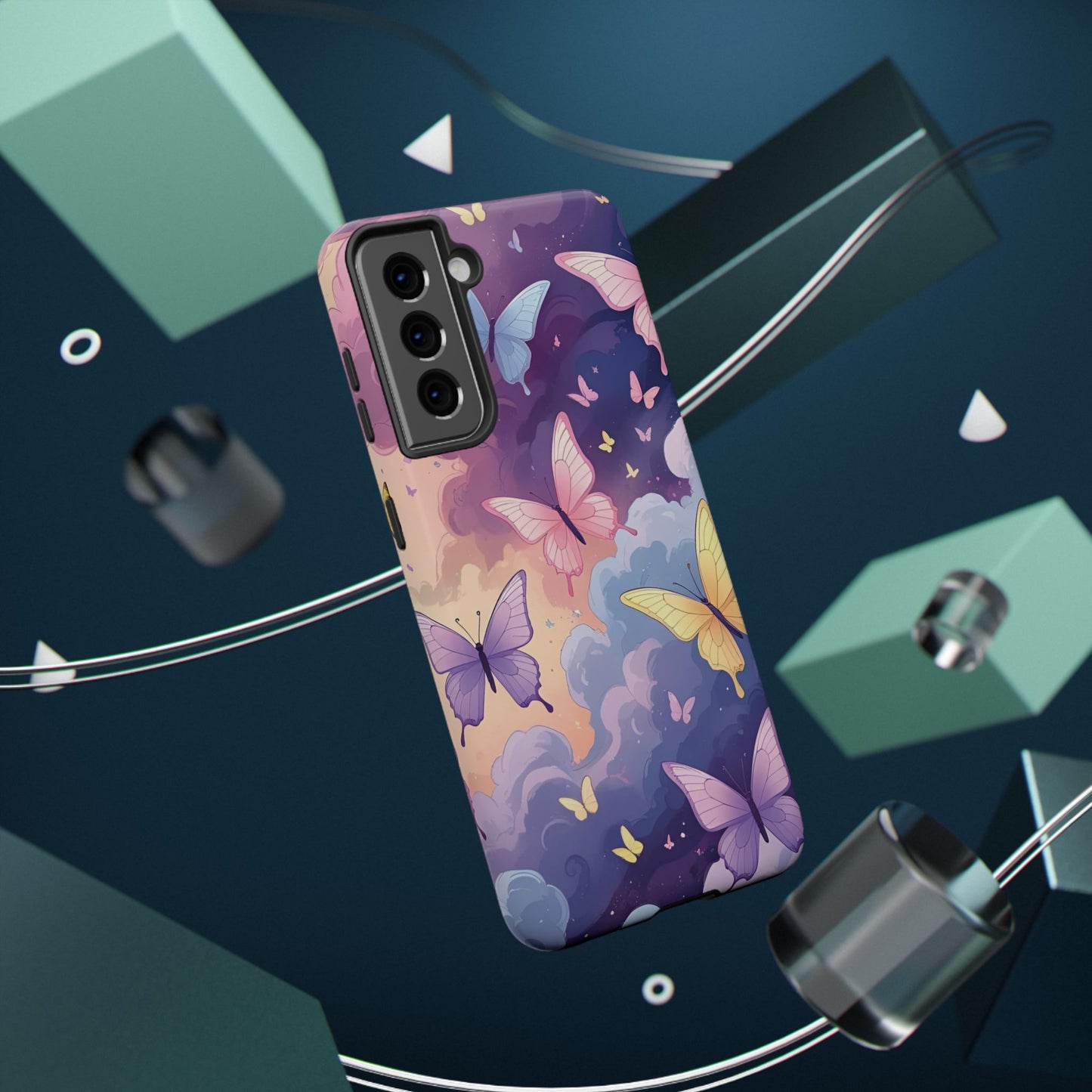 Whimsical Butterfly Phone Case – Nature-Inspired Protection in Vibrant Color